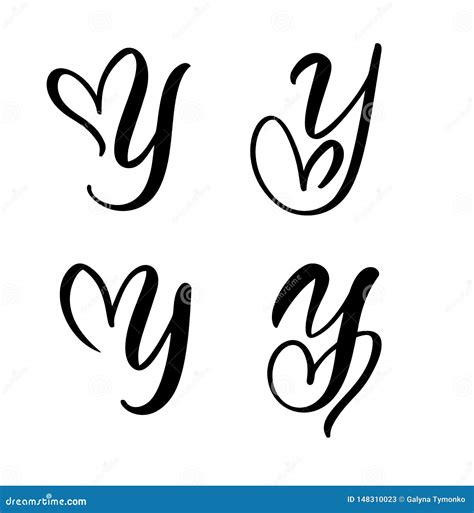 The Letter Y In Calligraphy