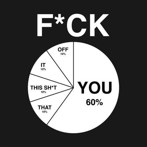 FUCK PIE CHART Fuck Pie Chart T Shirt TeePublic