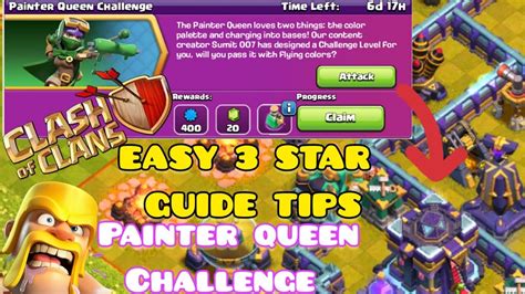 How To Complete Painter Queen Challenge How To Easy Star Clash