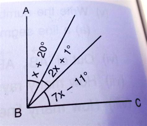 In The Given Figure AB Is Perpendicular To BC At B Find The Value Of X