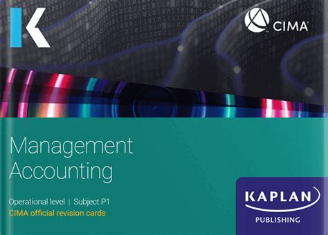 CIMA Management Accounting P1 Revision Cards 2024 PMS Kaplan BookStore