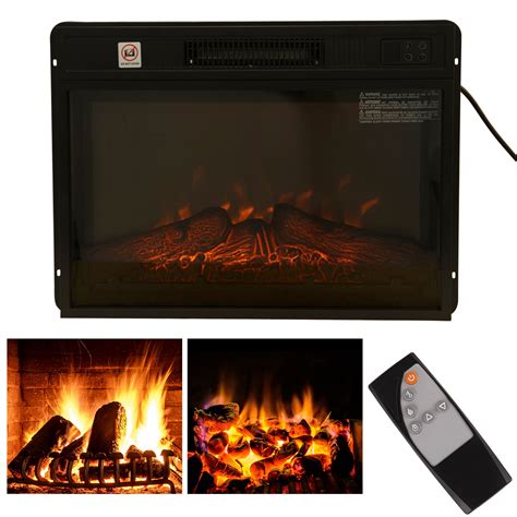 SAYFUT Electric Fireplace Insert, 23 inch Insert Electric Heater with ...