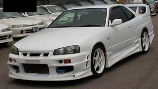 Midnight Garage Bodykit Centre Nissan Skyline R34 GTT Bomex Bodykit