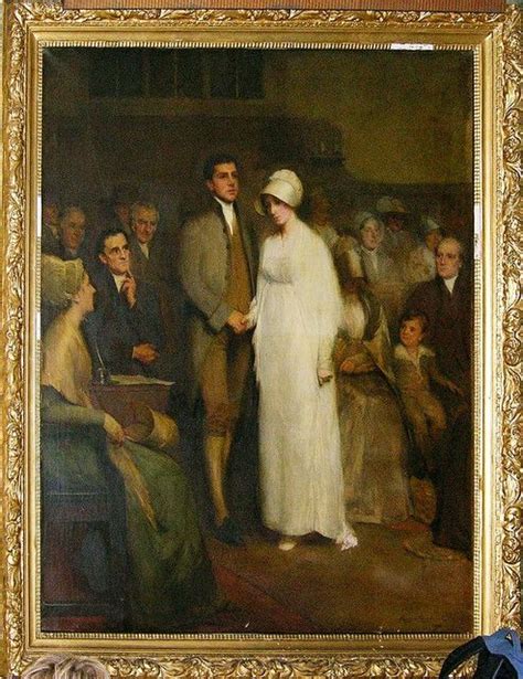 Quaker Wedding | Painting, Art, Portrait art