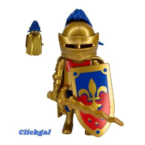 Playmobil M Di Val C G Figurine Chevalier Dor Fleur De Lyss Eur