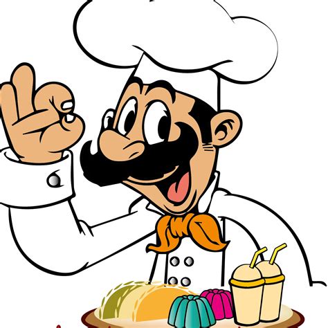 Bon Appetit Cartoon Chef 1550x1550 Png Clipart Download