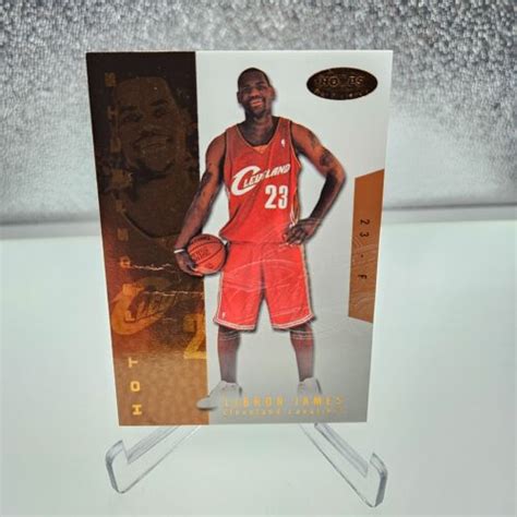 Lebron James Fleer Hot Prospects Card Cleveland