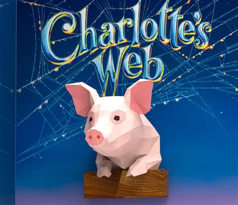 Papercraft Pig Charlotte's Web Wilbur Pig Piggy | Etsy