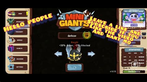 Mini Giants Io Youtube