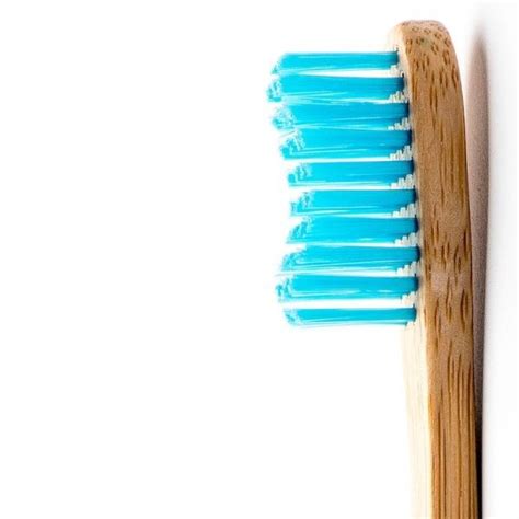 Brosse Dents En Bambou Adulte Souple Bleue The Humble Ekobutiks L