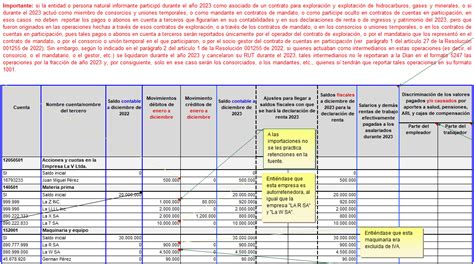 Liquidador Plantilla Del Formato Del A O Gravable Reporte