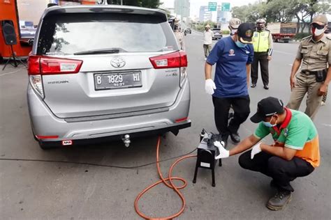 Denda Tilang Uji Emisi Sepeda Motor Rp 250 Ribu Mobil Rp 500 Ribu