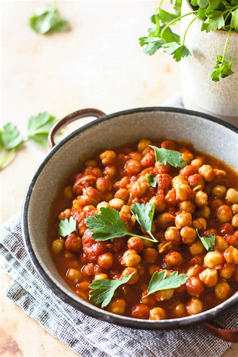 Pois Chiches à La Tomate Et Au Paprika Fumé