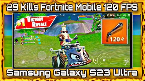 29 Kills Samsung Galaxy S23 Ultra Fortnite OG Mobile C4S5 120 FPS YouTube