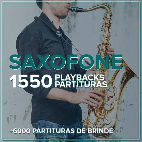 Partituras Saxofone 1550 Playbacks E Partituras Sax Ilustrei Studio