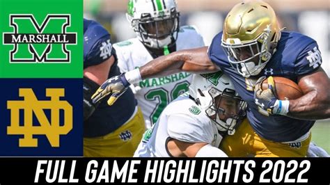 Marshall Vs 8 Notre Dame 2022 College Football Week 2 Highlights