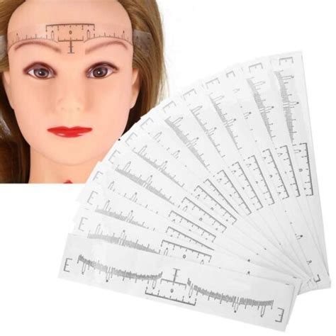 Measure Tool Microblading Sticker Template Shaper Eyebrow Tattoo