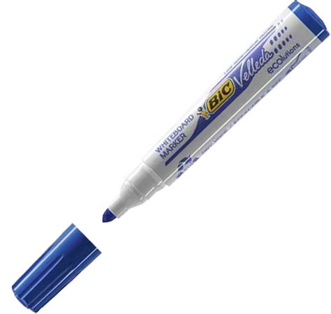 Bic Whiteboard Marker Velleda Strichst Rke Mm Blau