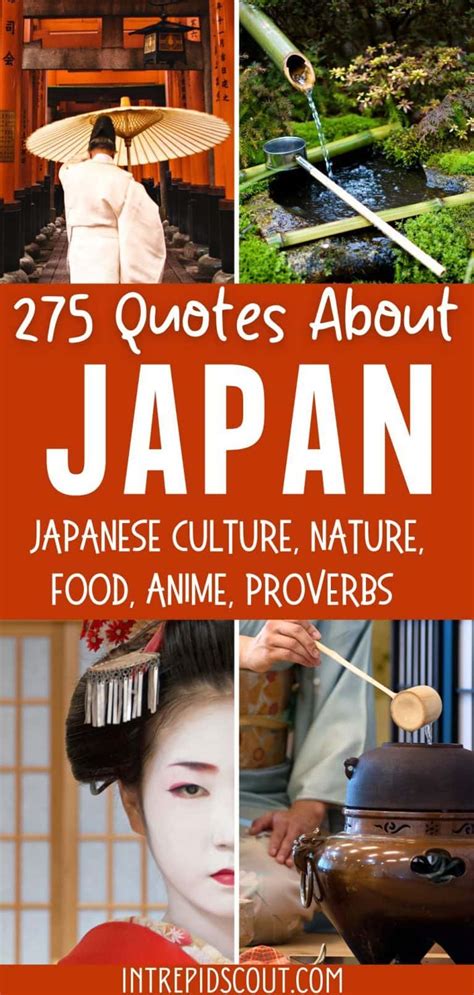 275 Best QUOTES About JAPAN (JAPANESE Culture, Nature, Food, Anime ...