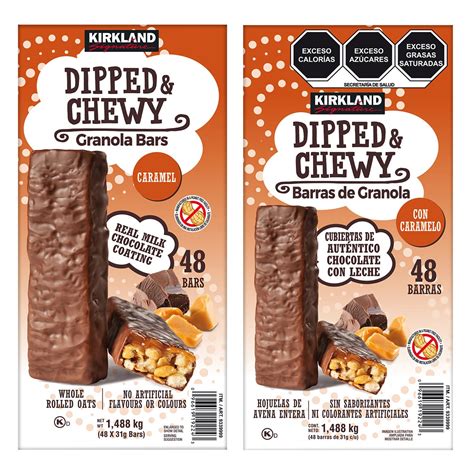 Kirkland Signature Dipped Chewy Barras De Granola Con C