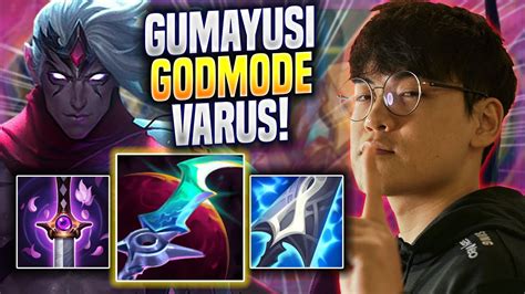 Gumayusi Literally God Mode With Varus T Gumayusi Plays Varus Adc