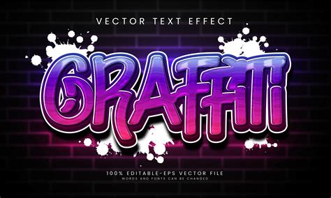 Graffiti Editable Text Effect Graphic By Niestart Creation · Creative