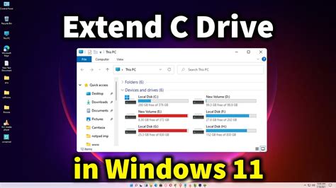 How To Extend C Drive In Windows 11 Without Software YouTube