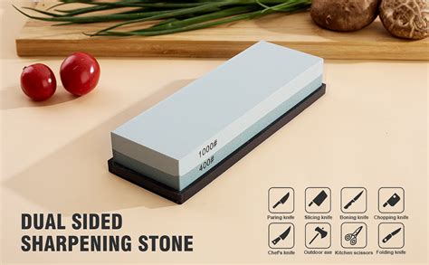 MIDO Professional Abrasive Kitchen Knife Sharpening Stone 400 1000