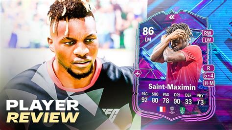 86 Flashback Saint Maximin Is The Most Fun Card On Fc24 Youtube