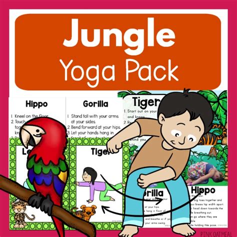 Jungle Yoga Pose Ideas - Pink Oatmeal