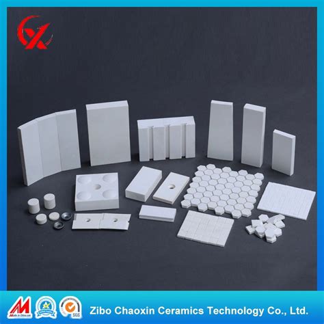 Customized High Alumina Ceramic Weldable Lining Brick Or Tiles For Coal