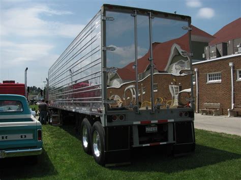 Pin By Mark Maida On Trailers Big Trucks Trucks Rear View