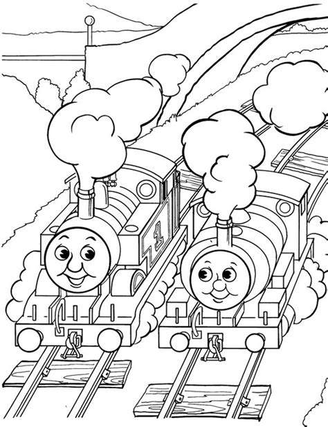 Thomas the Tank Engine Coloring Pages (9) - Coloringkids.org