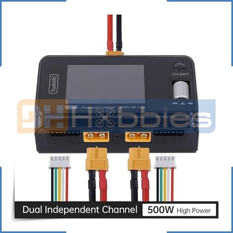 Sạc Pin Lipo ToolkitRc M6D 500W 15A 1-6S 2 Cổng | Shopee Việt Nam