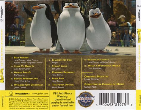 Madagascar (2005) Original Soundtrack (Back) by kidsfan on DeviantArt