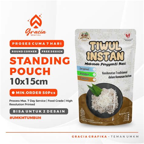 Jual Gracia Grafika X Cm Standing Pouch Full Printing Cetak