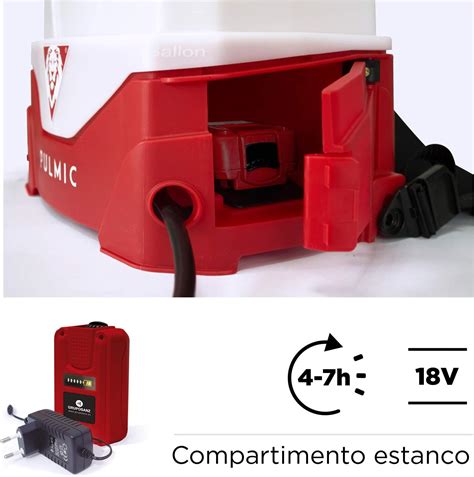 Irroratore A Zaino A Batteria Litio Pulmic Pegasus Completo Di Kit