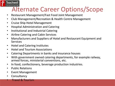Career in hotel management | PPT