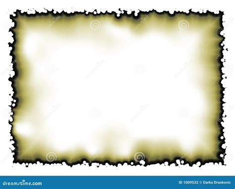 Burned paper stock illustration. Image of yellow, stained - 1009532