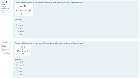 Solved Consider The Lewis Structure Of Nitromethane Shown Chegg