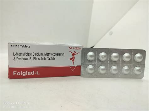 L Methylfolate Calcium Methylcobalamin Pyridoxal 5 Phosphate Tablets