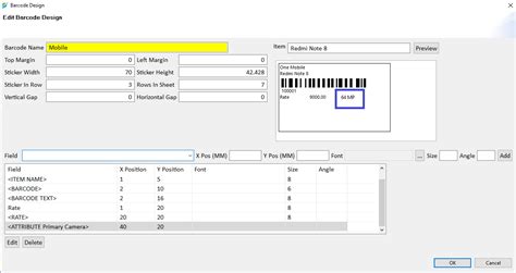 How To Print Item Attributes On Barcode Innoventry Software