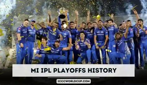 MI IPL Playoffs History - How many times MI Qualify for Playoffs in IPL ...