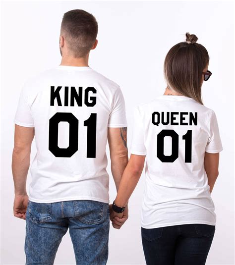 Camisetas King And Queen King Queen Couples Camiseta Etsy