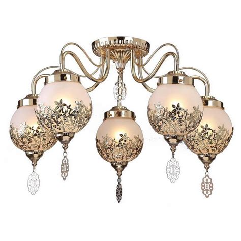 Потолочная люстра Arte Lamp Moroccana A4552PL-5GO | Люстра, Плафон ...