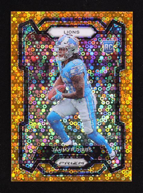 Jahmyr Gibbs Panini Prizm Prizms Disco Rc Pristine Auction