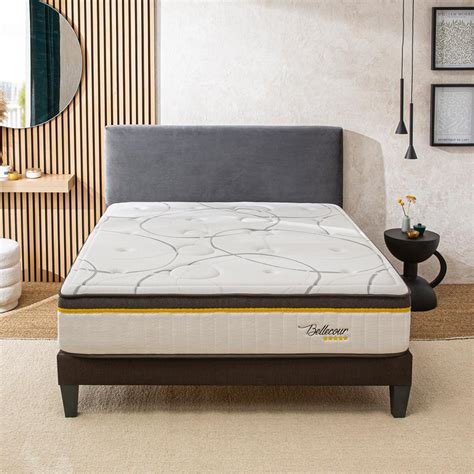 BELLECOUR LITERIE Matelas BELLECOUR 2 0 90x200 cm Ressorts ensachés