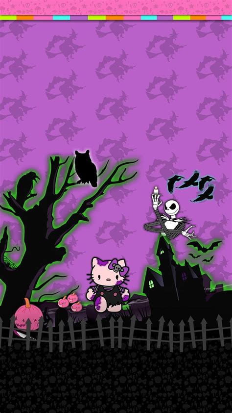 Stunning Hello Kitty Halloween Iphone Sanrio Halloween Hd Phone