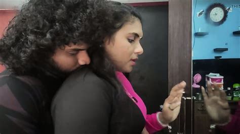 Vaishnavy Hot Boobs Press And Lip Lock By Sharun Raj Mallu Couple Hot Boobs Press And Lip Suck
