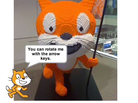 Lego Scratch Cat with camera motion remix remix copy on Scratch